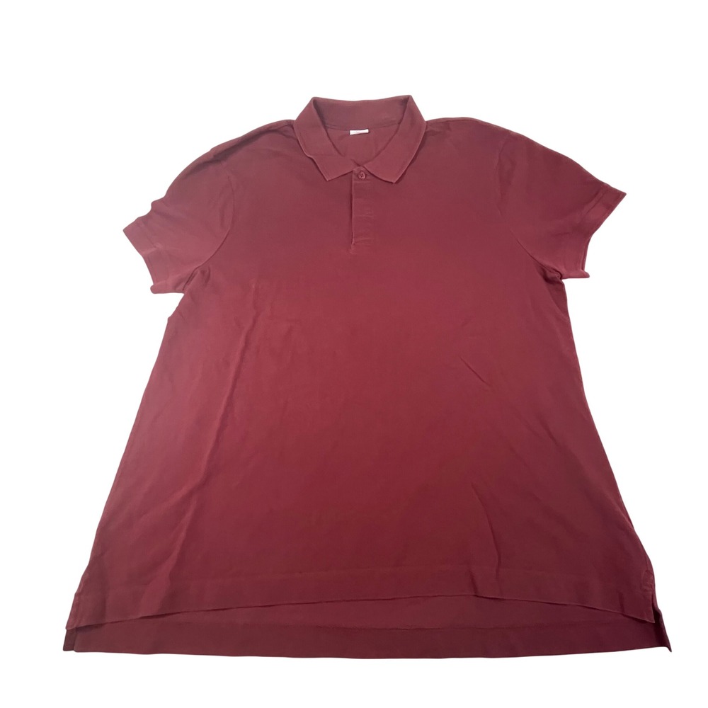 SPOKE London Mens Pique Polo Shirt Burgundy Short Sleeve Tailored Fit 5429